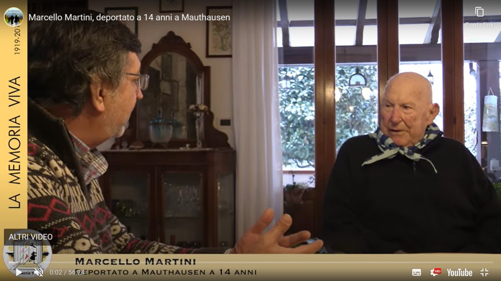 Marcello Martini, deportato a 14 anni a Mauthausen